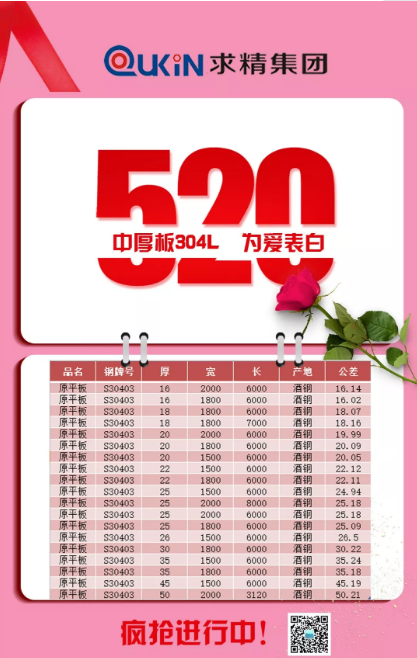 求和｜520，“鋼”向你表白